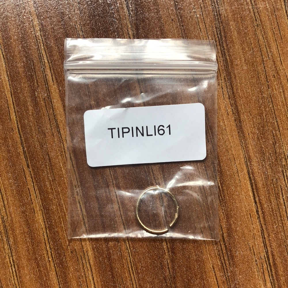 24k gold earring